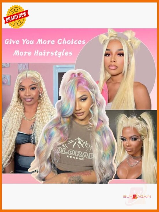 32 Inch 200 Density Body Wave Lace Front Wig Human Hair 13x6 HD Pre Plucked main image 4